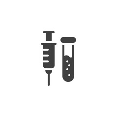 Laboratory vaccine vector icon