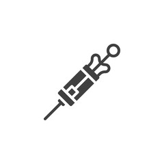 Vaccine injection vector icon