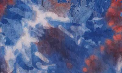 abstract blue background with water color illustration. gorgeous energetic glowing background wallpaper for any project purpose.