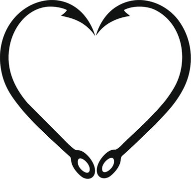 Free Free Fishing Hook Heart Svg 565 SVG PNG EPS DXF File