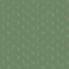 dark green hand drawn seamless pattern with scratched lines. vector illustration for background, bed linen fabric, wrapping paper, scrapbooking