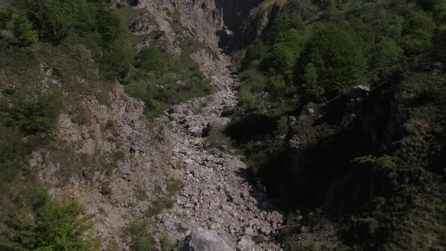 Aerial Drone Footage View of Grigna mountain in Como, lake of Como Lecco in Lombardy Italy // no video editing

