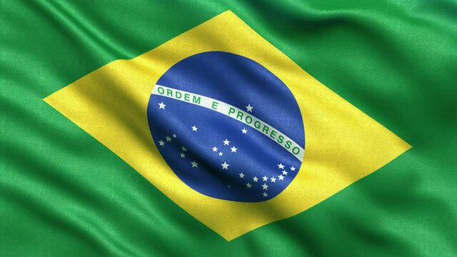 Brazil Flag Seamless Loop