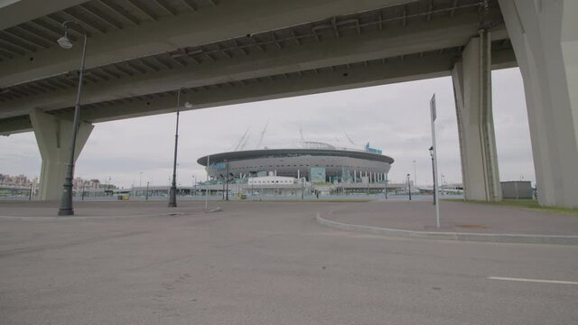 Euro 2020 UEFA, stadium in St. Petersburg, "Arena"