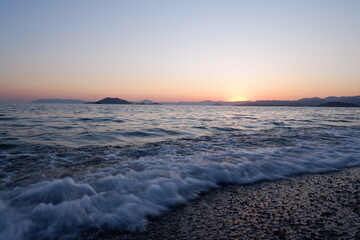 Obraz premium sunset view at beach of famous Fethiye