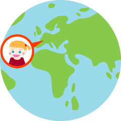 地球ー発見ー子供