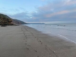 Cornish beach in Winter