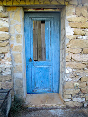 Blaue Holztür - Costa Blanca - Spanien