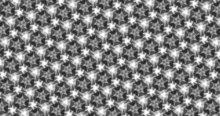 repetitive abstract geometric monochrome pattern-603b