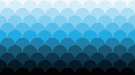 Abstract background, mosaics in degrade of blue. Geometric design in vector 