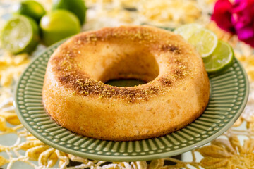 Bolo vegano de limão