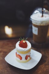cheesecake with strawberry