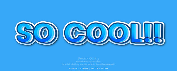 So cool 3d editable text effect