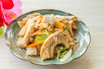 沖縄料理　麩チャンプルー