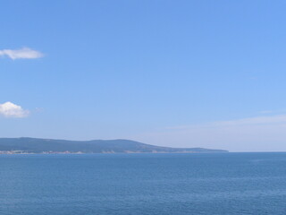 Black Sea in Bulgaria in summer