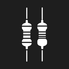 Resistor component icon