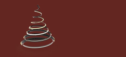 modern winter merry christmas card modern 3d minimal