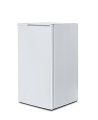 White single door upright refrigerator