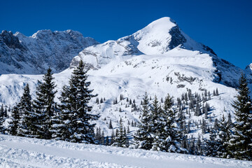 Alpspitze im Winter