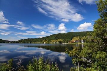 Fototapeta premium Kalandsvatnet lake - summer in Norway