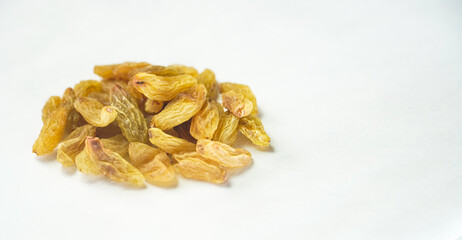 Raisins dry fruite image on white background