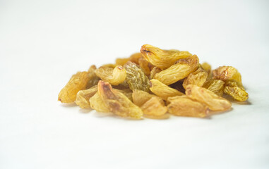 Raisins dry fruite image on white background
