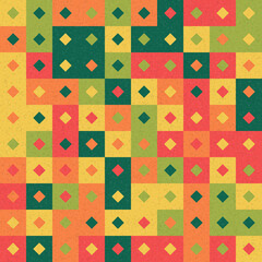 Abstract Geometric Pattern generative computational art illustration