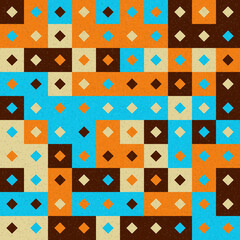 Abstract Geometric Pattern generative computational art illustration