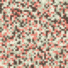 Fototapeta premium Abstract Geometric Pattern generative computational art illustration