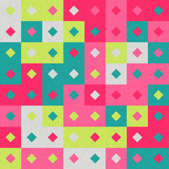 Abstract Geometric Pattern generative computational art illustration