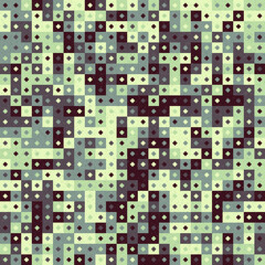 Abstract Geometric Pattern generative computational art illustration