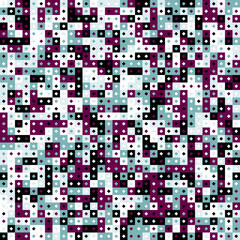 Fototapeta premium Abstract Geometric Pattern generative computational art illustration