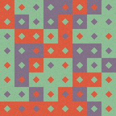 Abstract Geometric Pattern generative computational art illustration