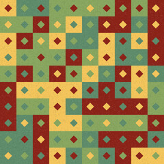 Abstract Geometric Pattern generative computational art illustration