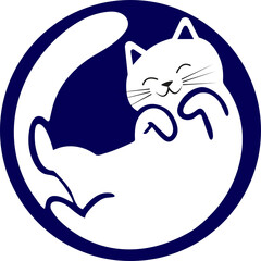 white cat logo