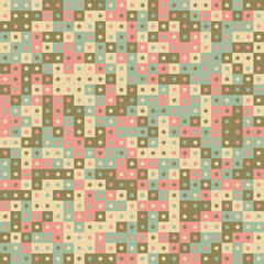 Abstract Geometric Pattern generative computational art illustration