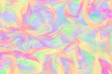 Pastel purple and pink painted background, ink texture, paint brush, fluid. Light template with multi layer oil paints. Multicolor pattern on canvas. Watercolor painting design.