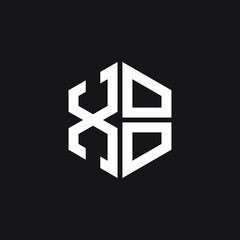 XOO logo XOO icon XOO vector XOO monogram XOO letter XOO minimalist XOO triangle XOO hexagon Circle Unique modern flat abstract logo design 