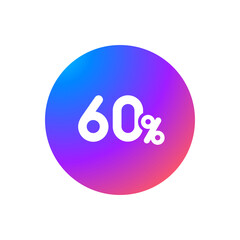 60% - Sticker