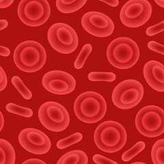 erythrocytes in blood vessel