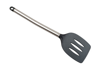 Spatula for cooking, flipping and laying out dishes, isolated on a white background, kitchen accessory