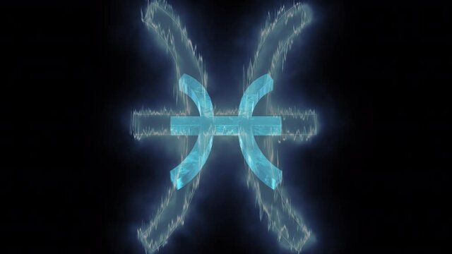 Pisces 3D Animated Zodiac Symbol. Seamlessly Looping Video Clip, 6 seconds duration. HDTV 1080p, Apple ProRes 4444 with Alpha Chanel.
Motion Background, Overlays, Transitions, and 3D Elements.