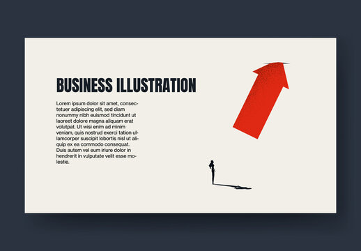 Businesswoman Shatter Ceiling Blog Post Layout