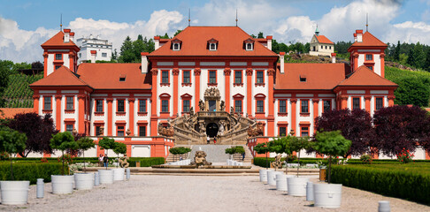 The Baroque Troja Chateau is among the most remarkable examples of early Baroque architecture in...
