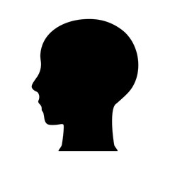 ヒトの頭のシルエット