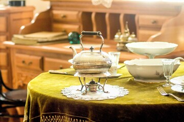 an old soviet teapot