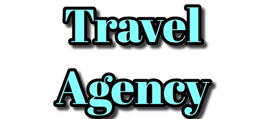 concept travel agency 3d illustration 