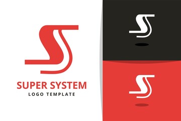 SS Monogram Logo Initial Letters. Vector Creative Concept About Alpabhet Design. For Personal or Company Business