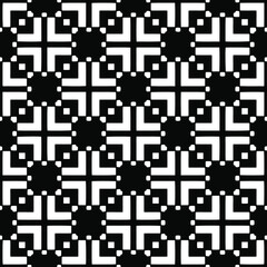 
Seamless vector pattern in geometric ornamental style. 