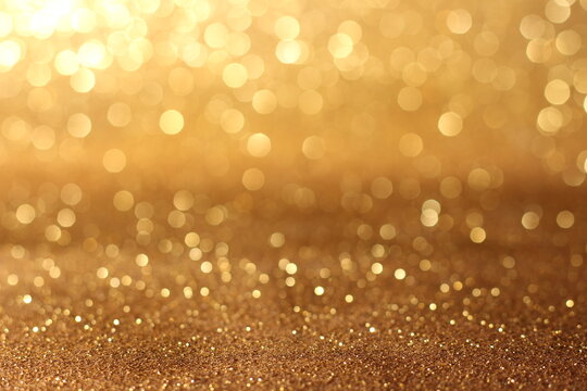 golden giltter texture christmas abstract background